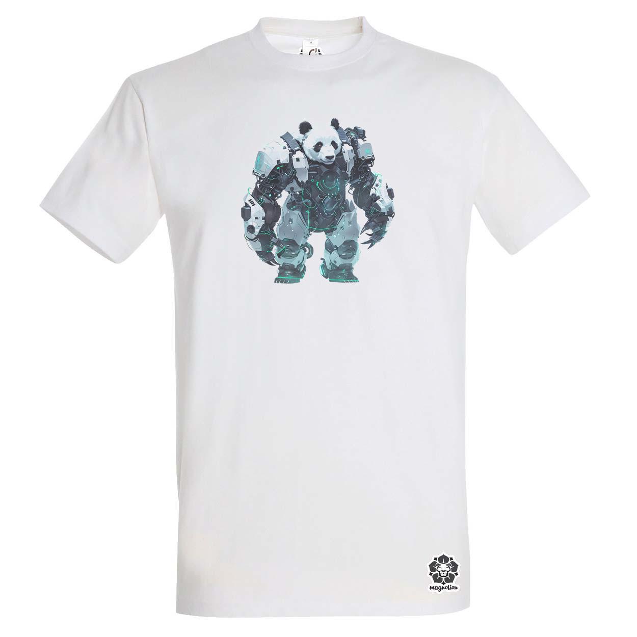 Kiborg panda v5 egyedi póló 