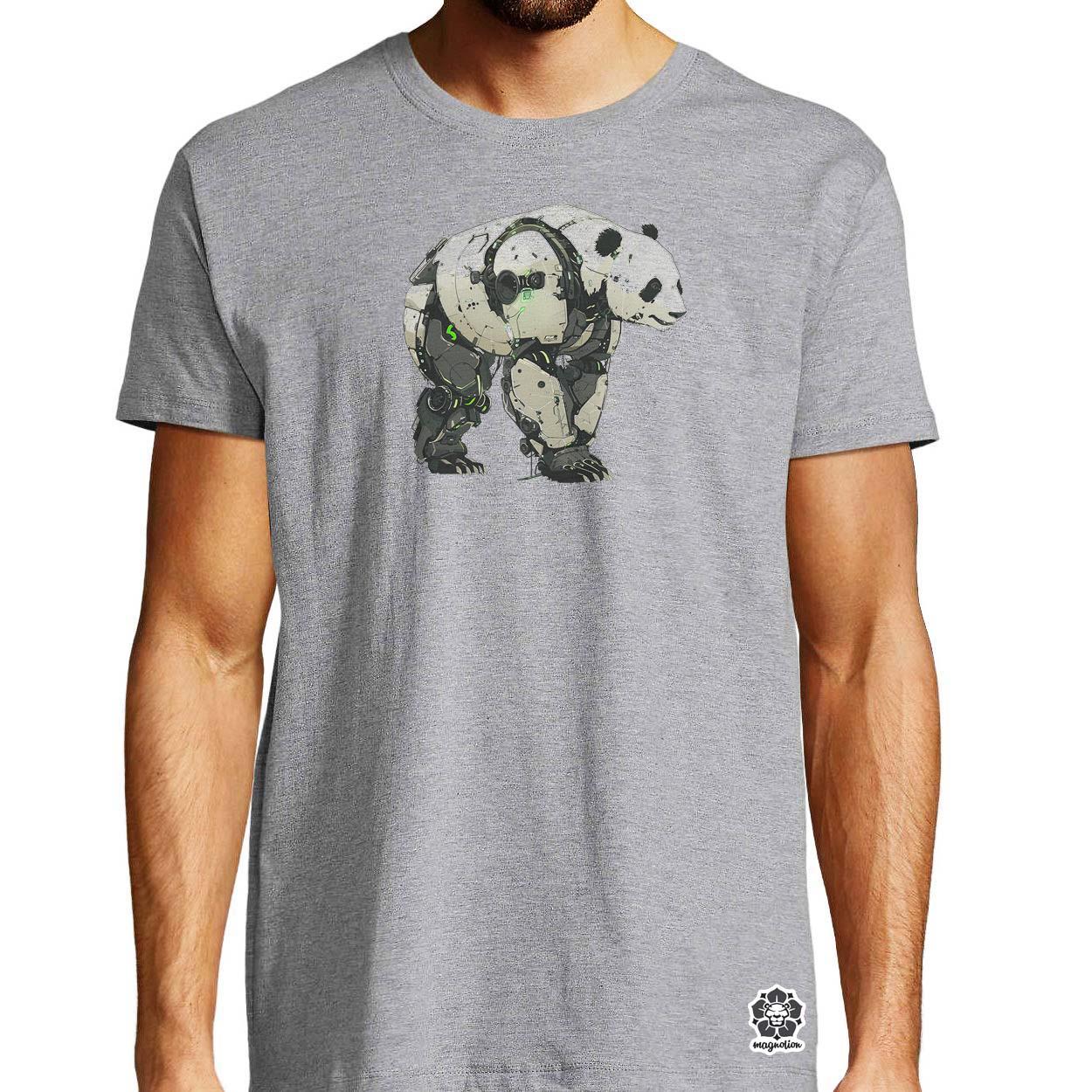 Kiborg panda v6 egyedi póló 