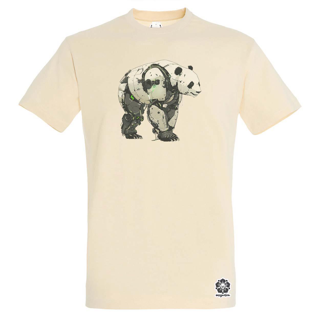 Kiborg panda v6 egyedi póló 