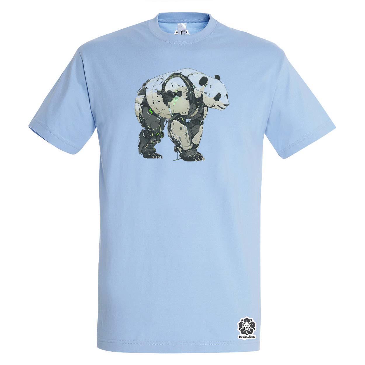 Kiborg panda v6 egyedi póló 