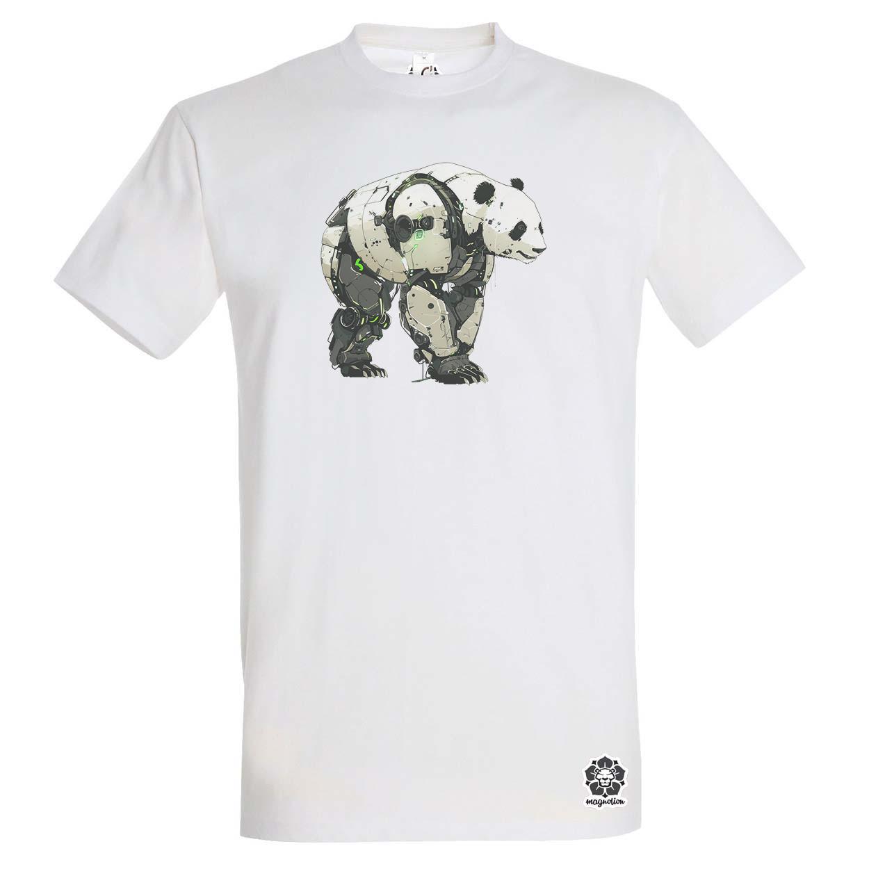 Kiborg panda v6 egyedi póló 