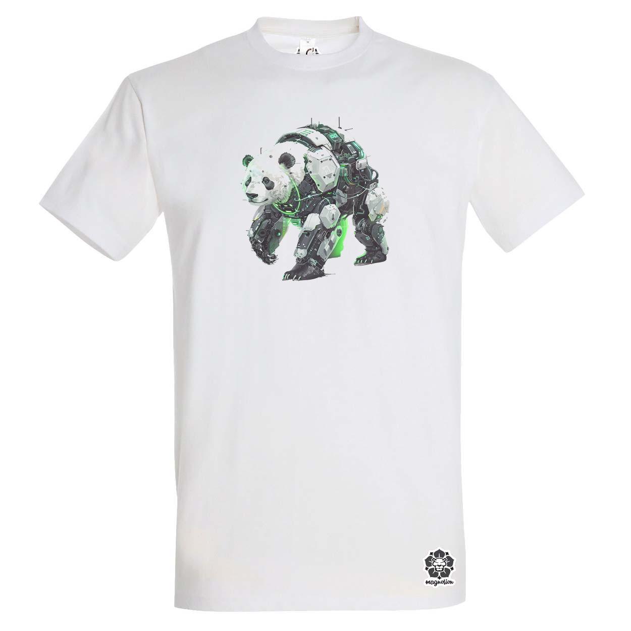 Kiborg panda v7 egyedi póló 