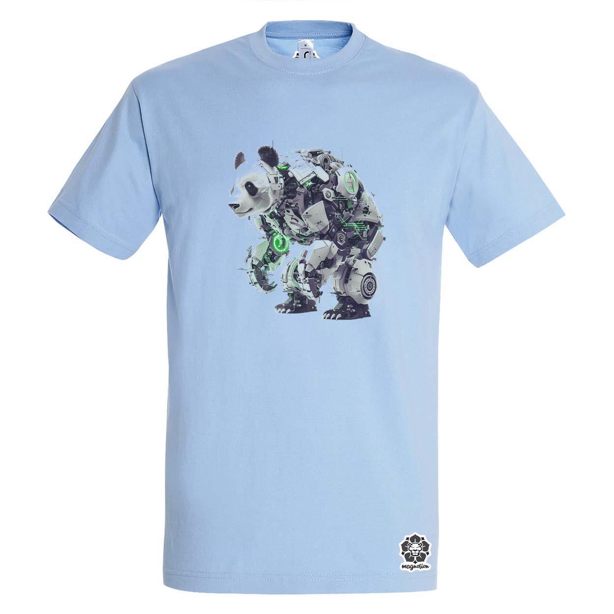 Kiborg panda v8 egyedi póló 