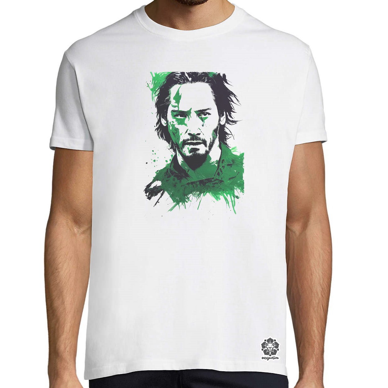 Grafiti művészet Keanu Reeves egyedi póló 