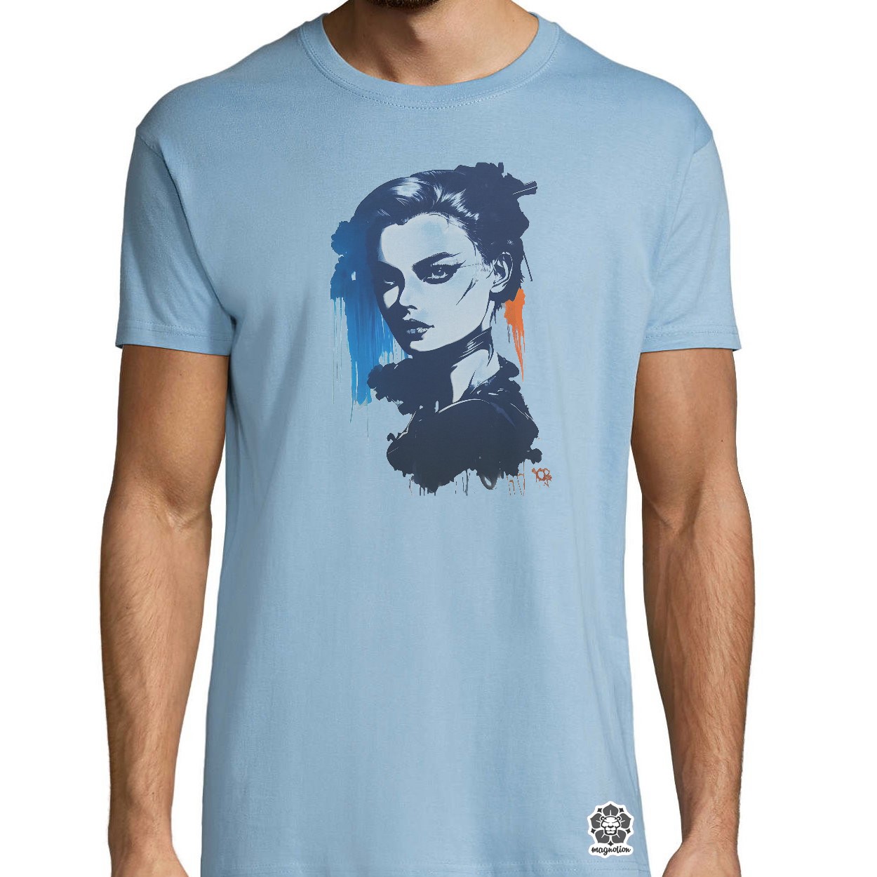Grafiti művészet Margot Robbie egyedi póló 