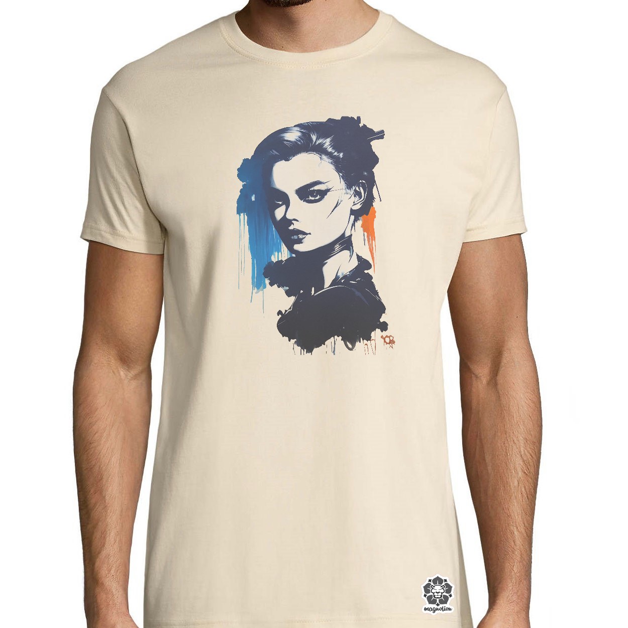 Grafiti művészet Margot Robbie egyedi póló 