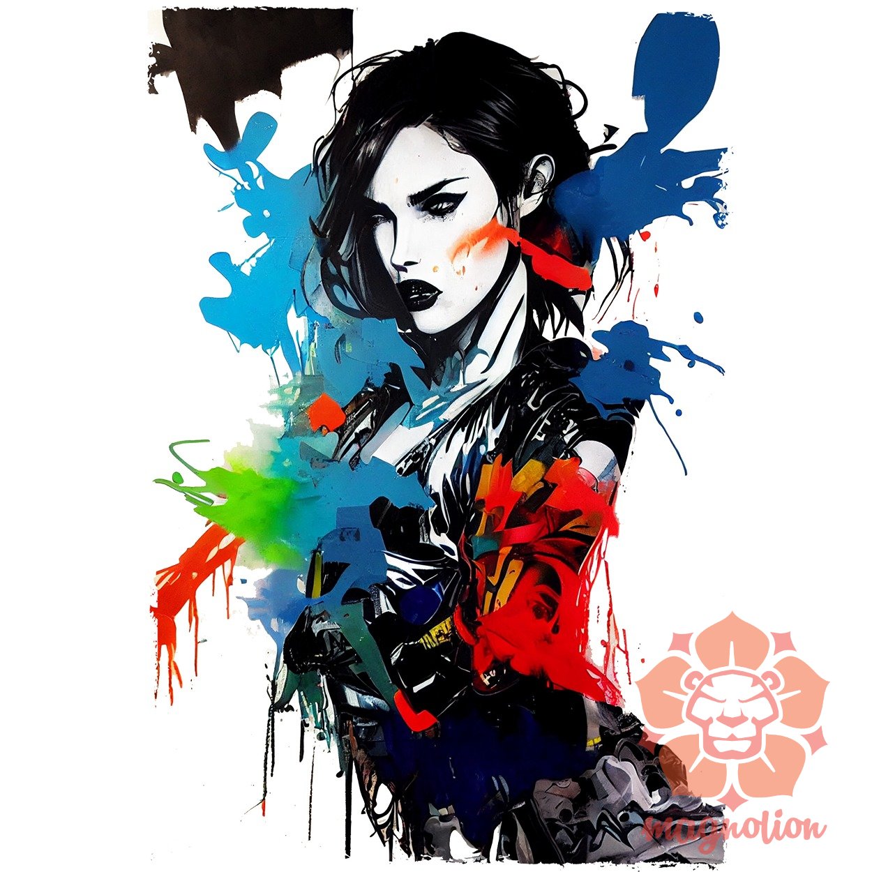 Grafiti művészet Megan Fox egyedi póló 