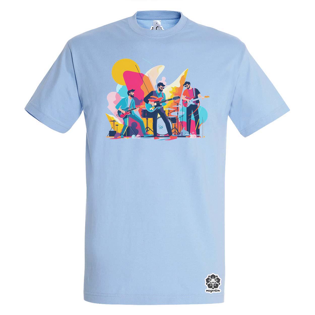 Minimalista funky banda v1 egyedi póló 