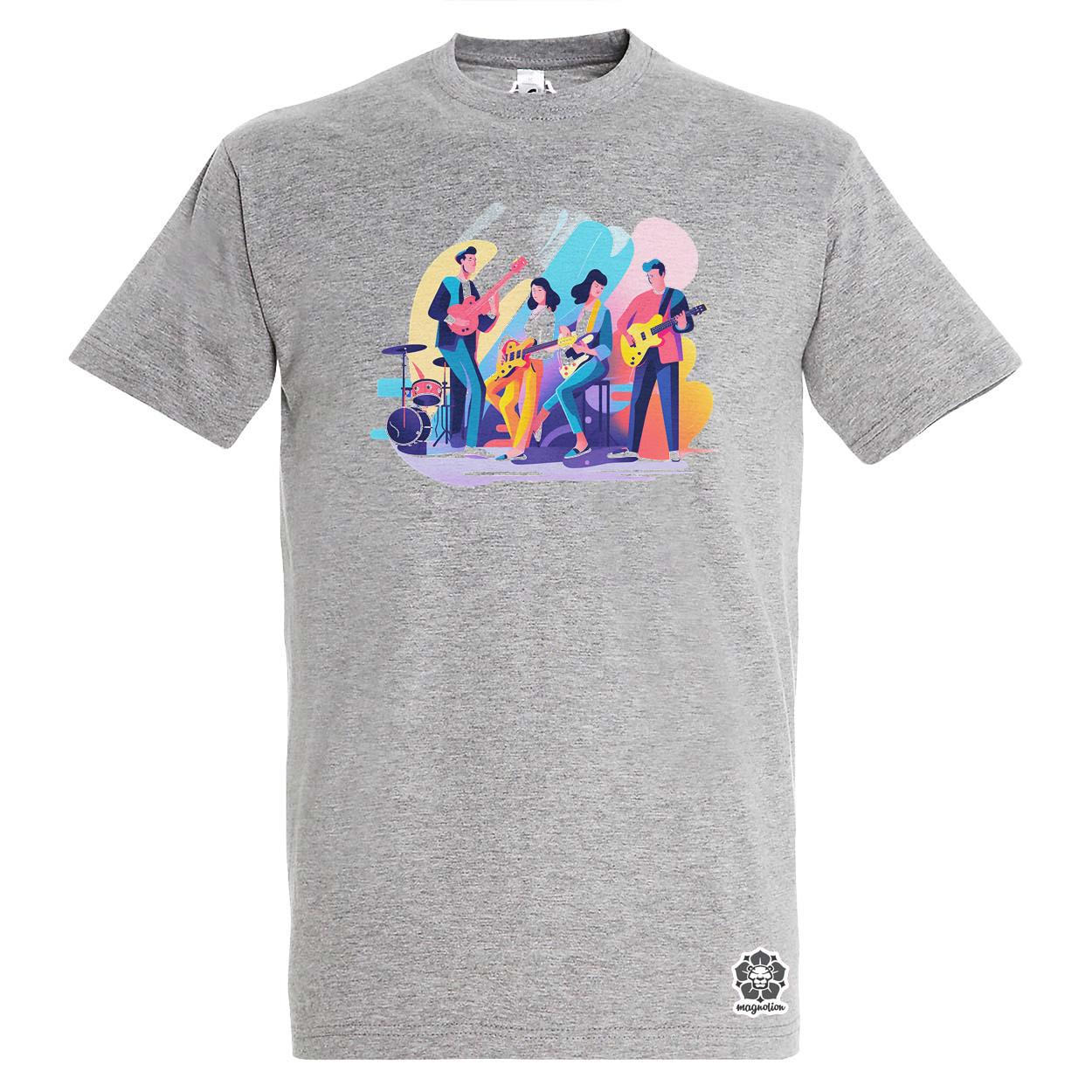 Minimalista funky banda v2 egyedi póló 