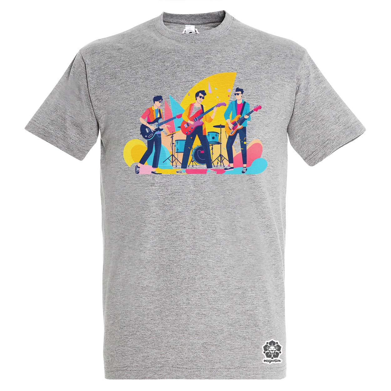 Minimalista funky banda v4 egyedi póló 