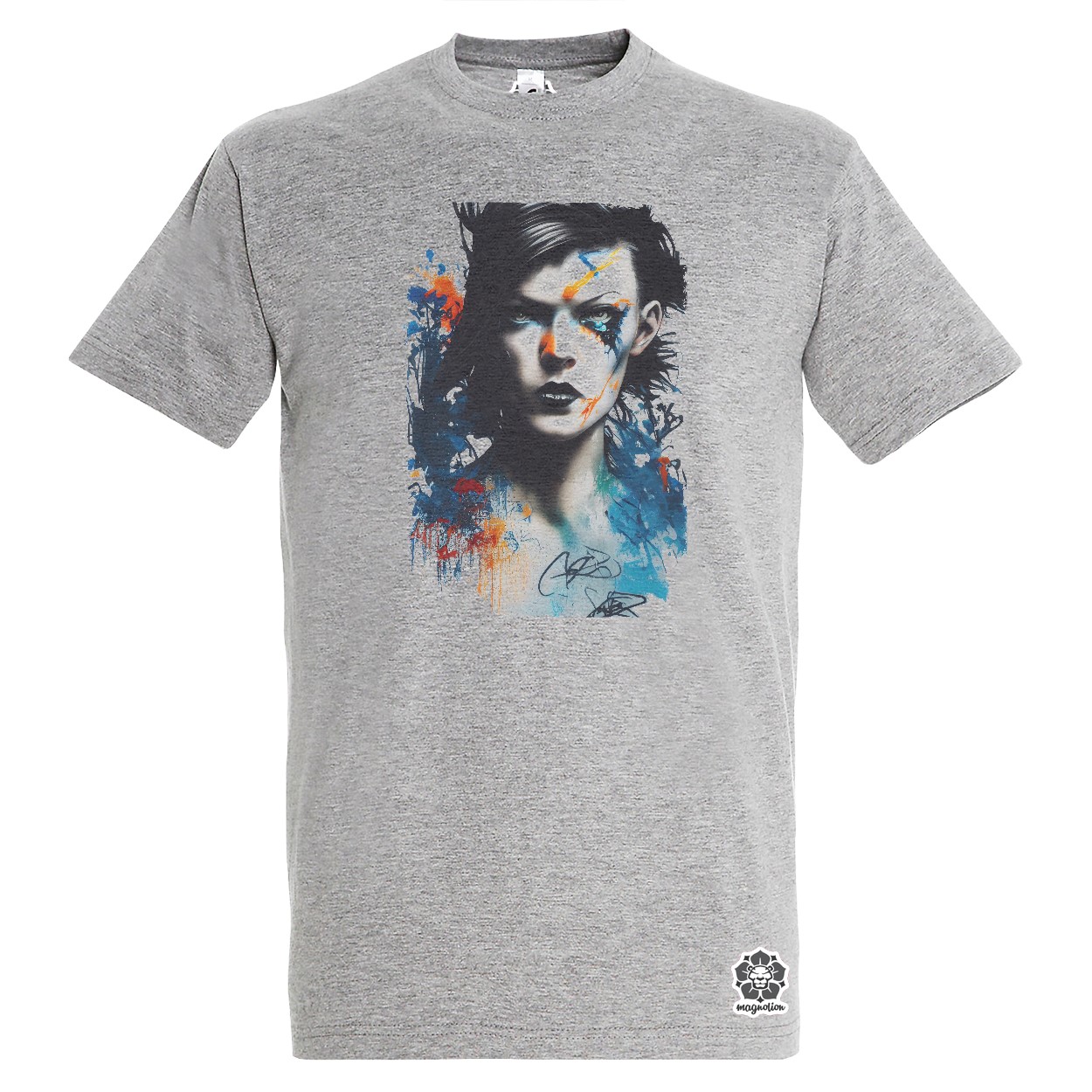 Grafiti művészet Milla Jovovich egyedi póló 