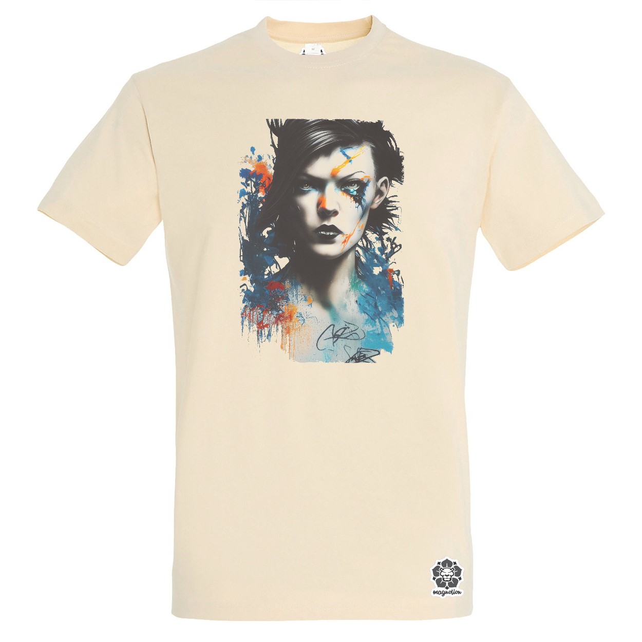 Grafiti művészet Milla Jovovich egyedi póló 