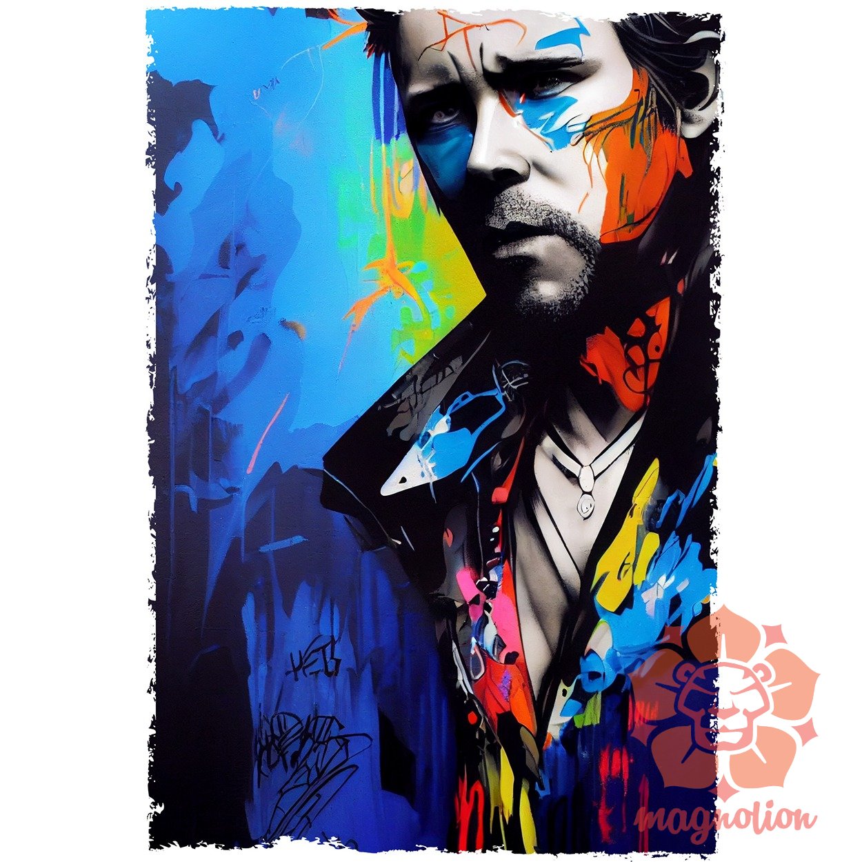 Grafiti művészet Ryan Reynolds v1 egyedi póló 