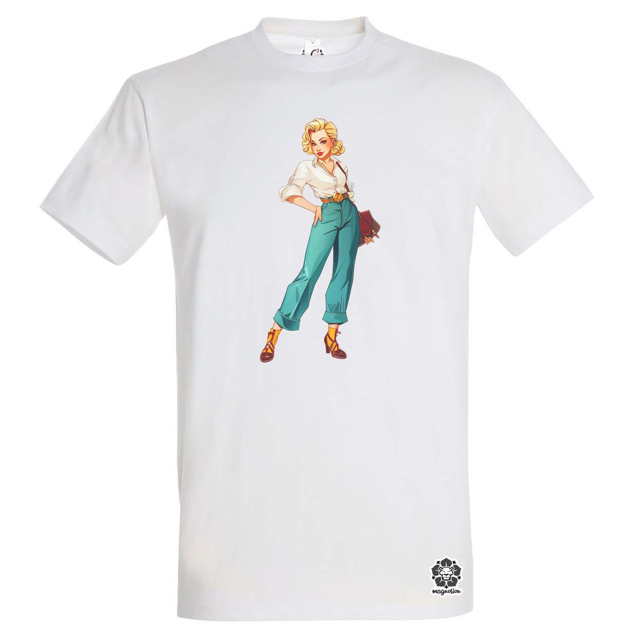 Pin-up girl v1 egyedi póló 