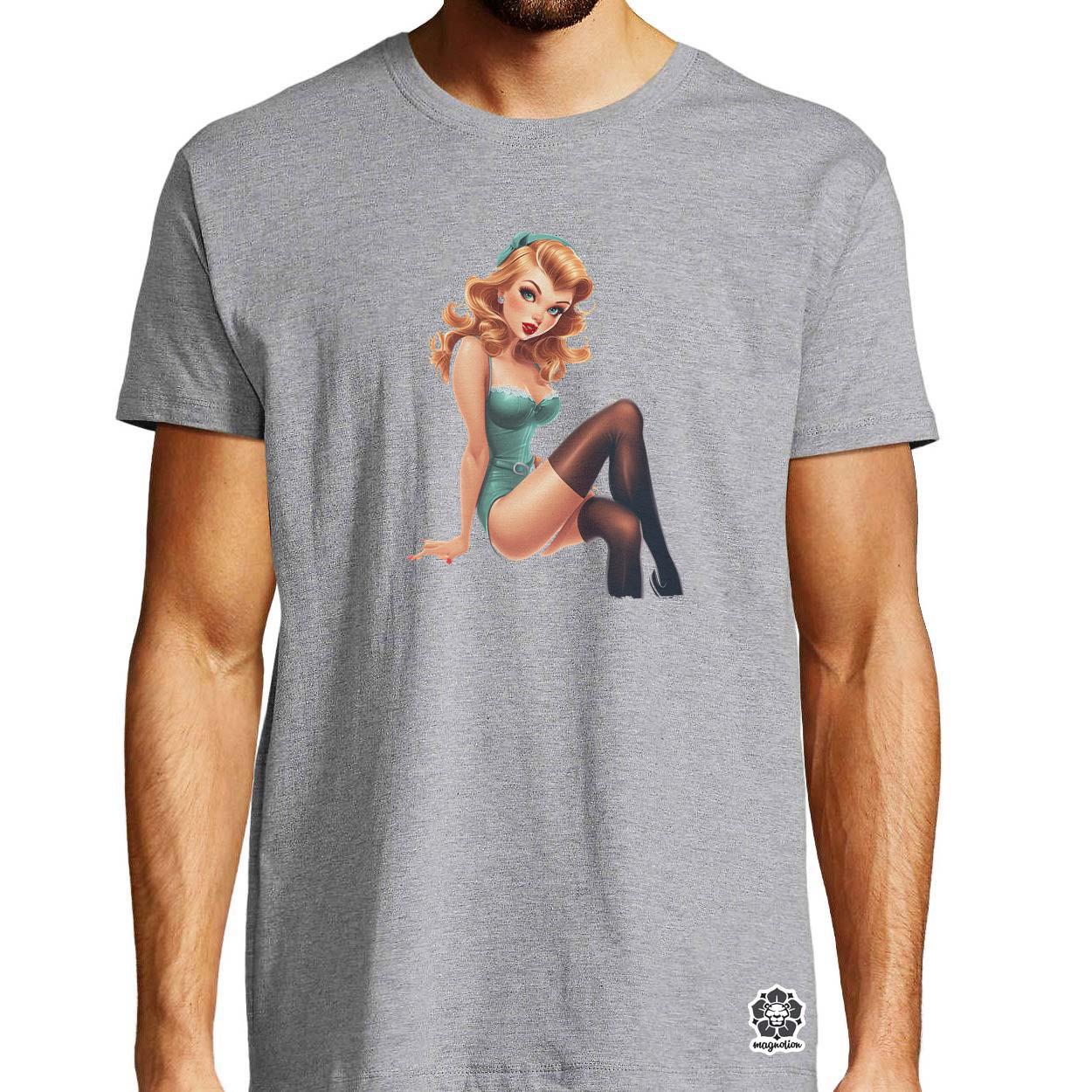 Pin-up girl v13 egyedi póló 