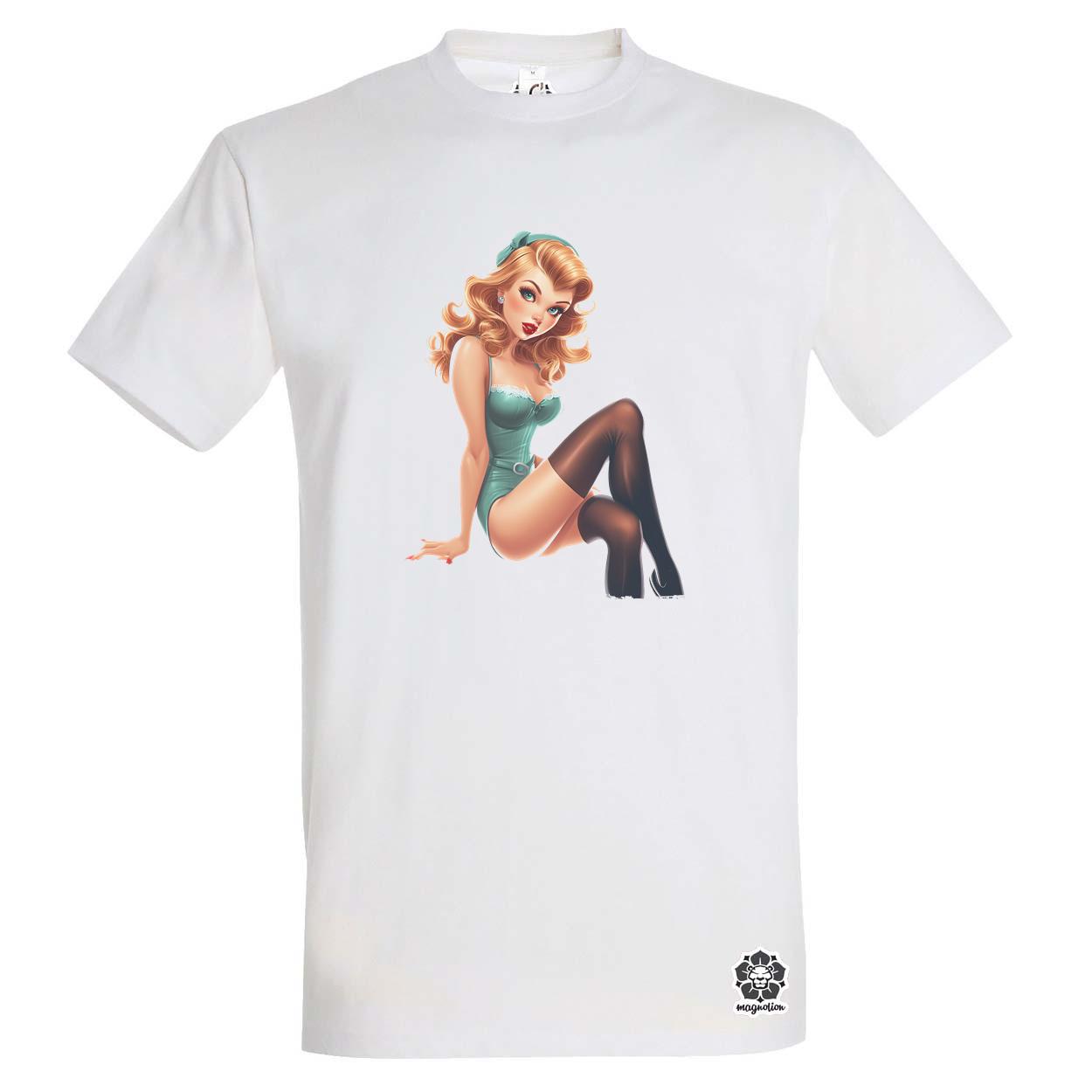 Pin-up girl v13 egyedi póló 