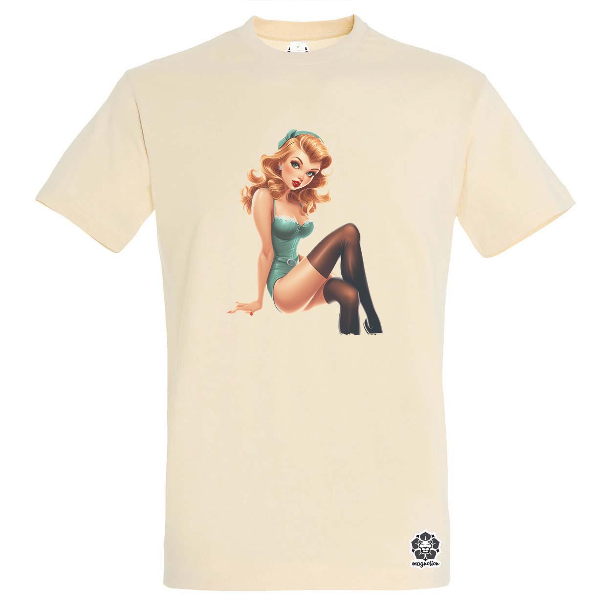 Pin-up girl v13 egyedi póló 