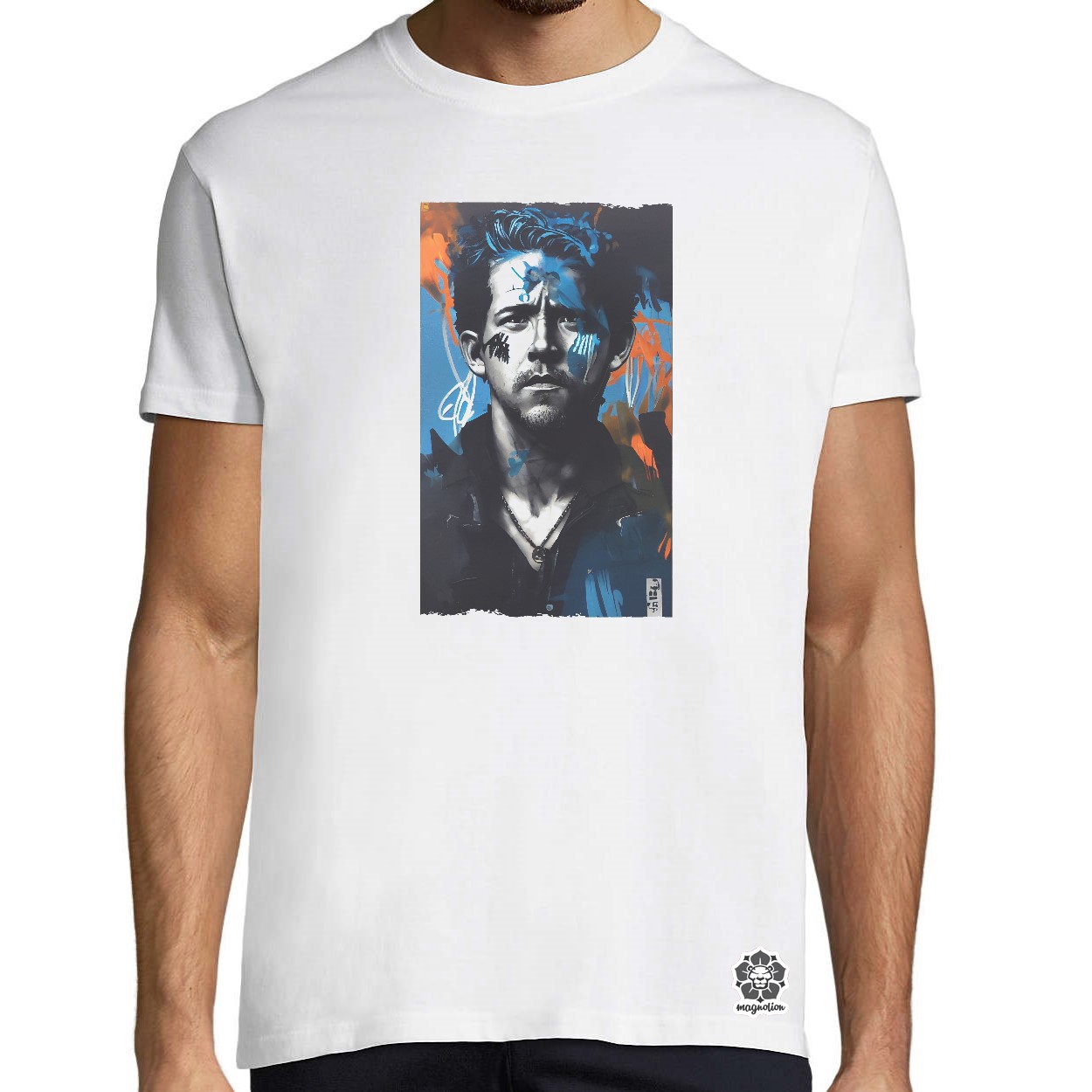 Grafiti művészet Ryan Reynolds v2 egyedi póló 