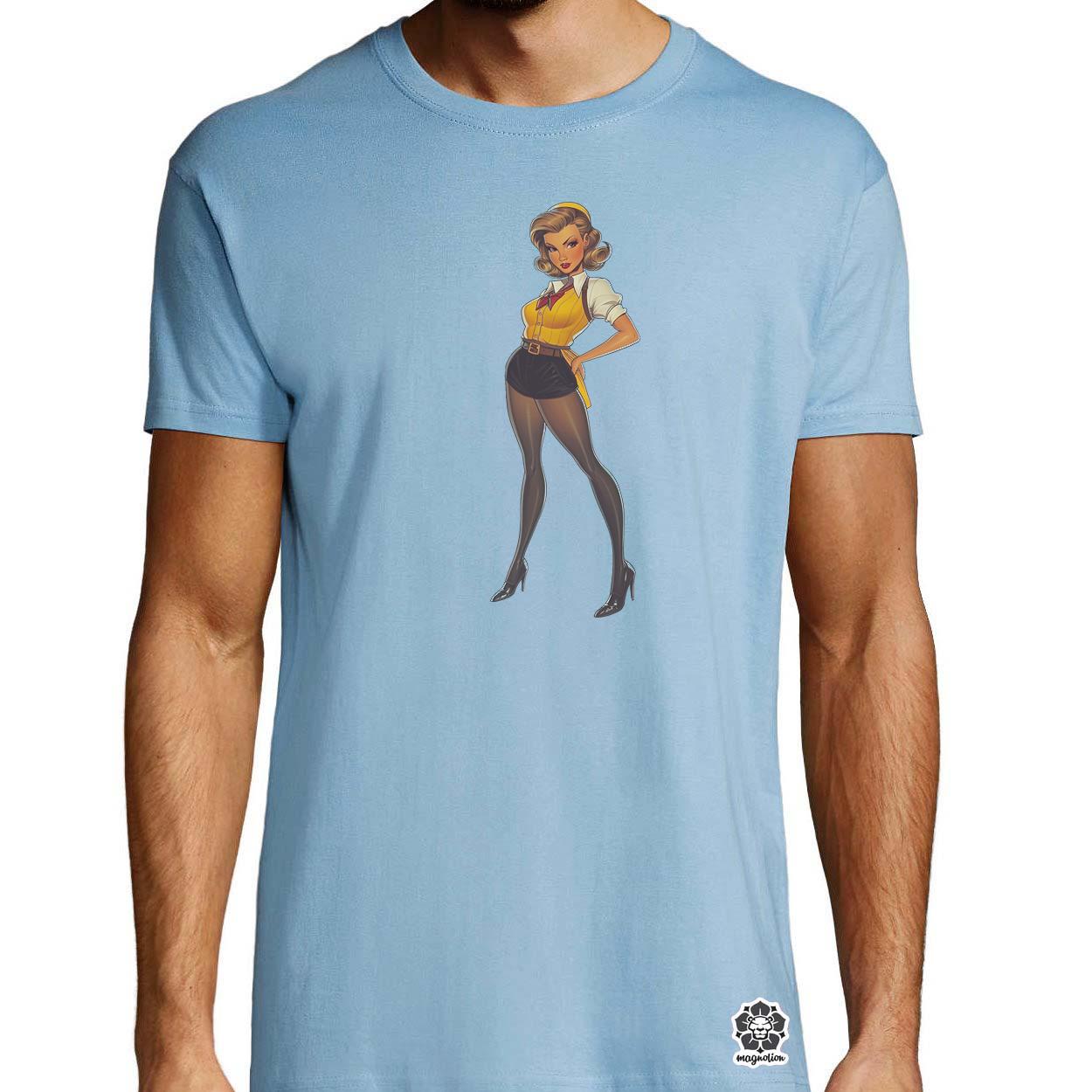 Pin-up girl v15 egyedi póló 