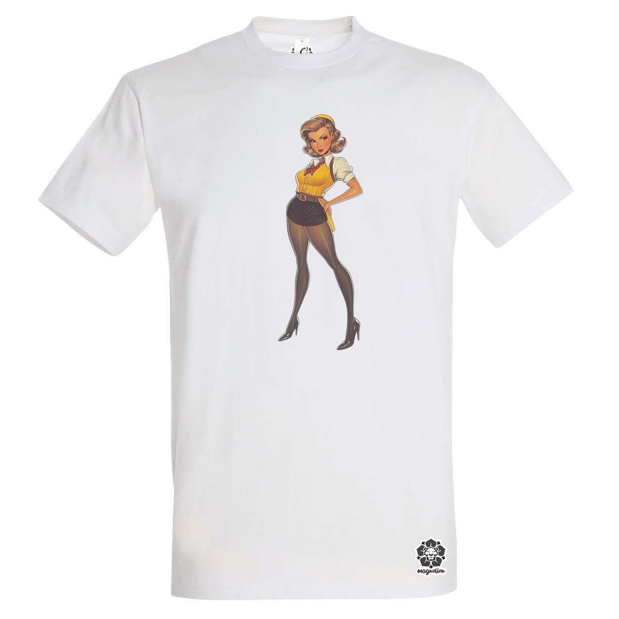 Pin-up girl v15 egyedi póló 