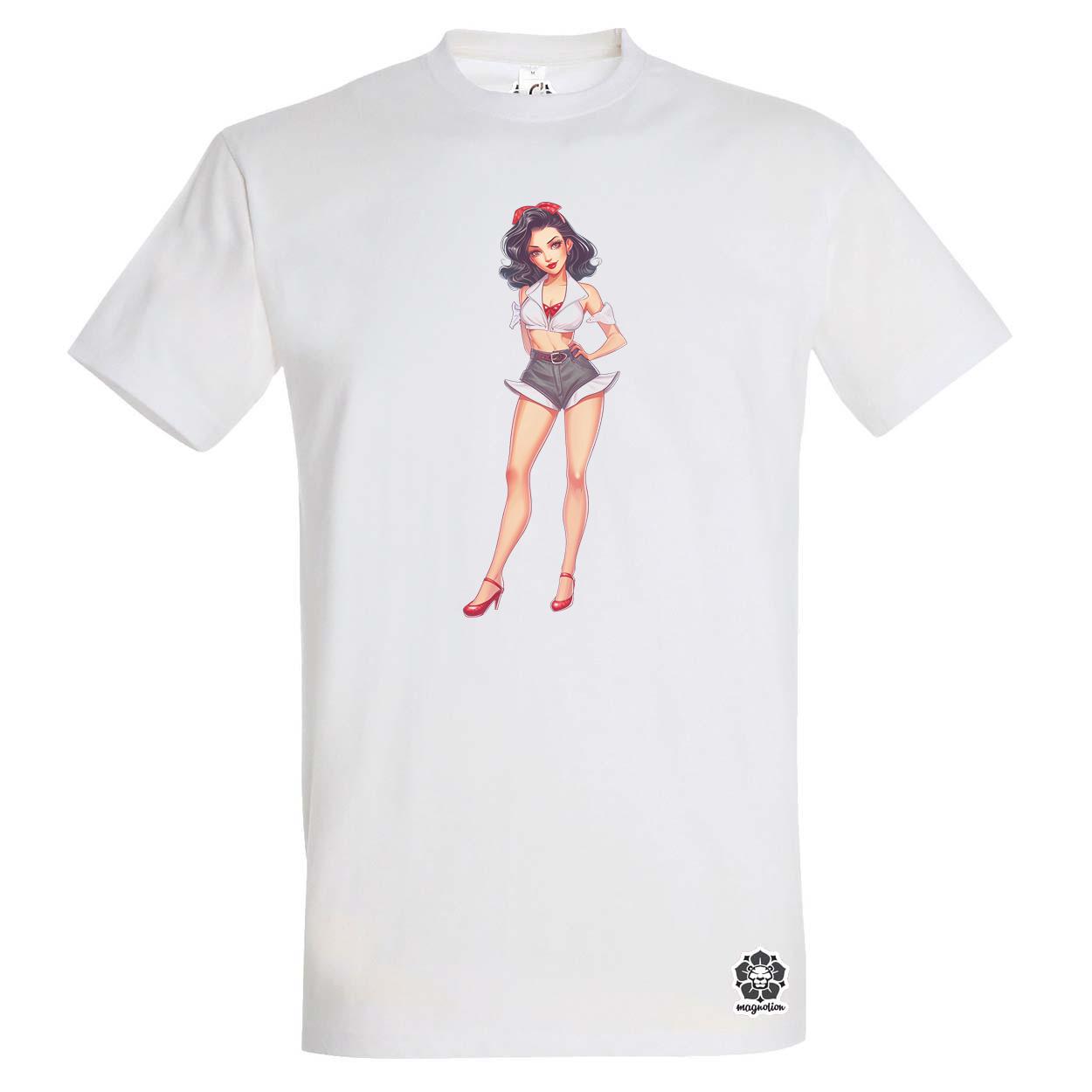Pin-up girl v17 egyedi póló 