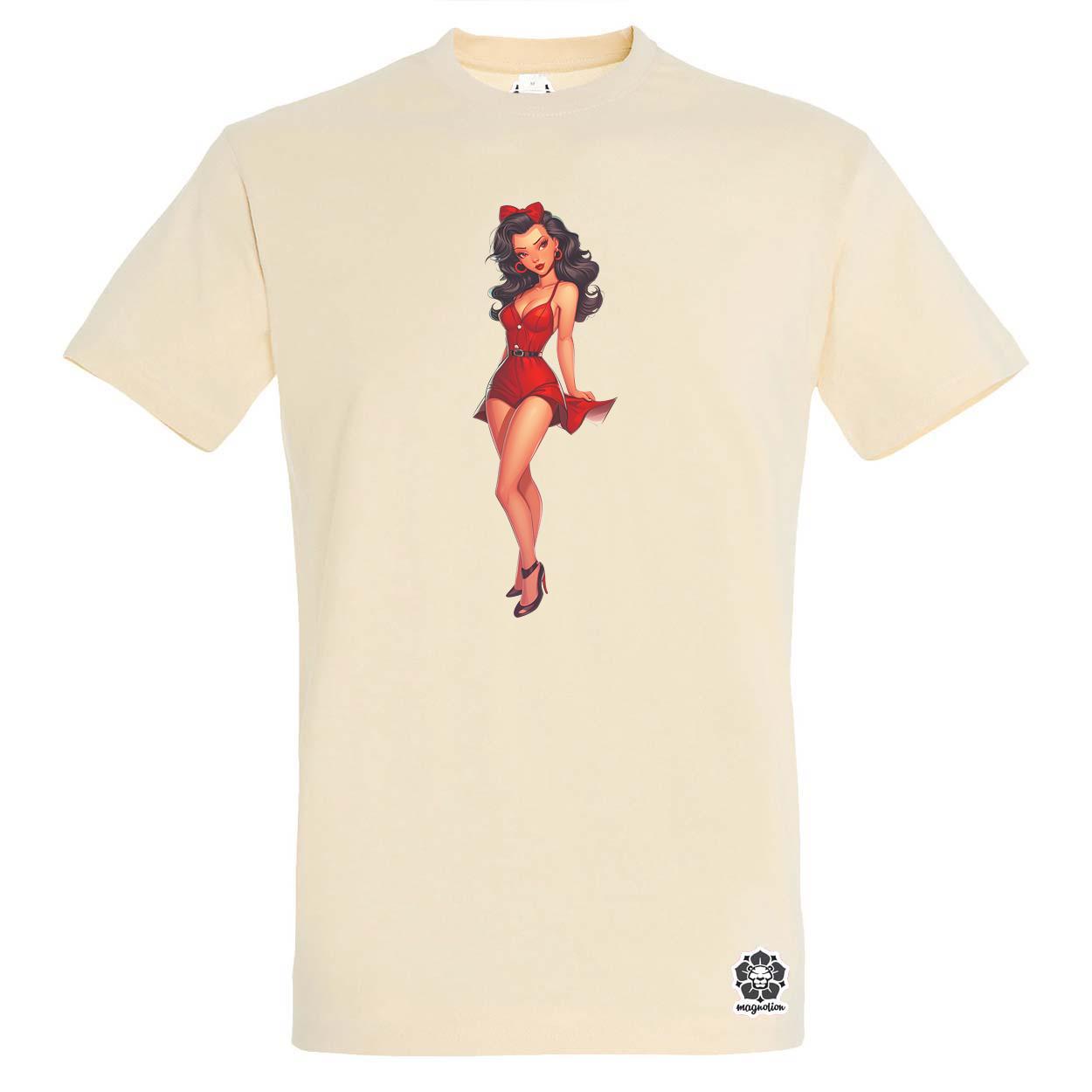 Pin-up girl v18 egyedi póló 
