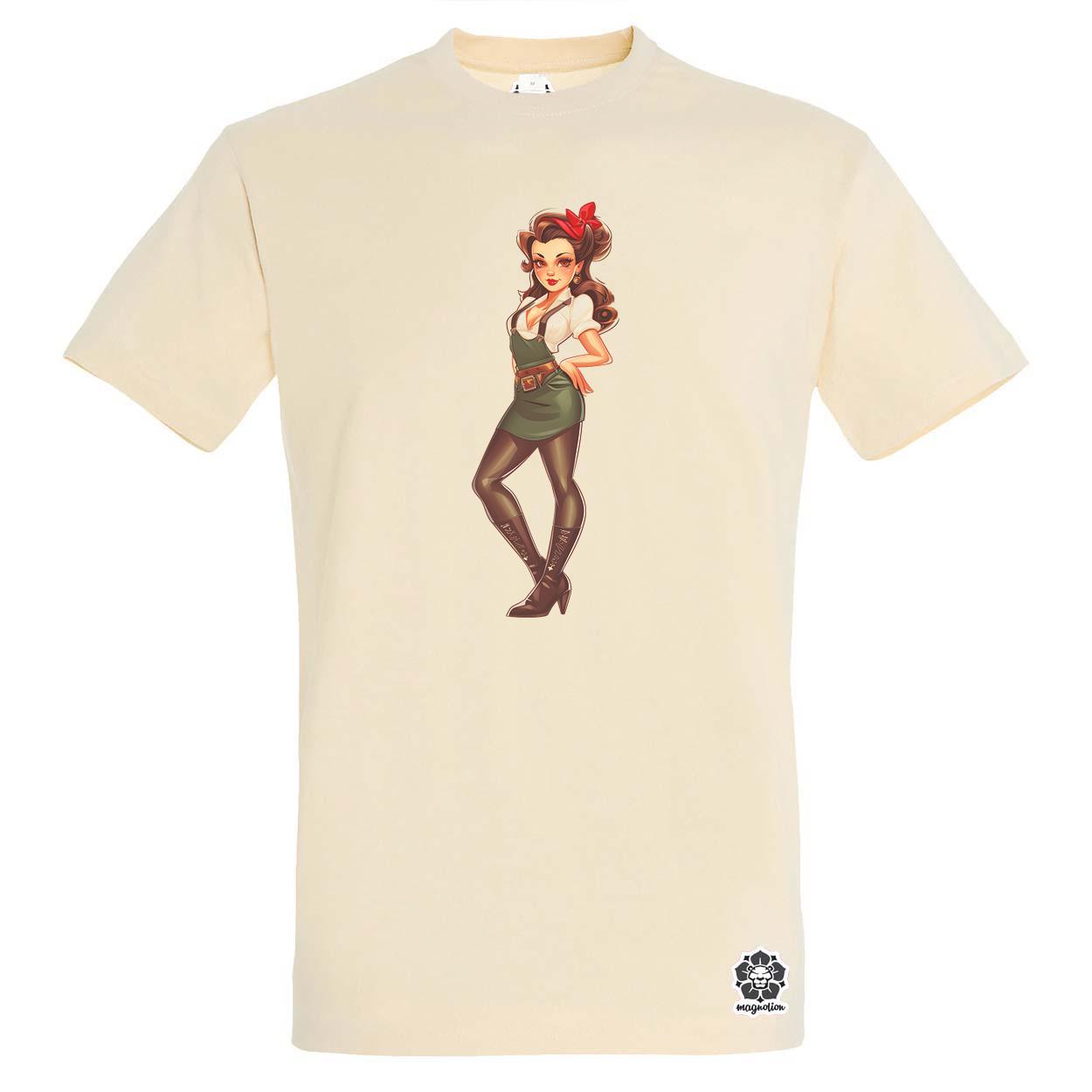 Pin-up girl v2 egyedi póló 