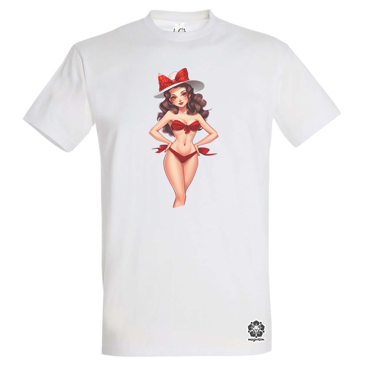 Pin-up girl v20 egyedi póló 