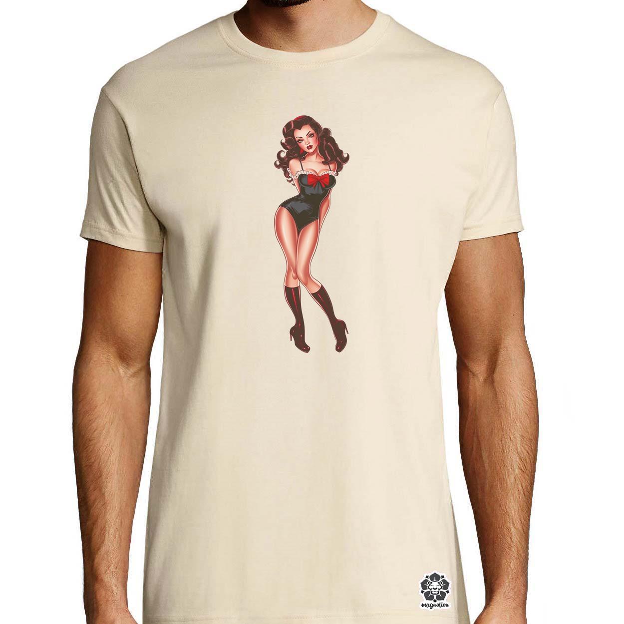 Pin-up girl v21 egyedi póló 