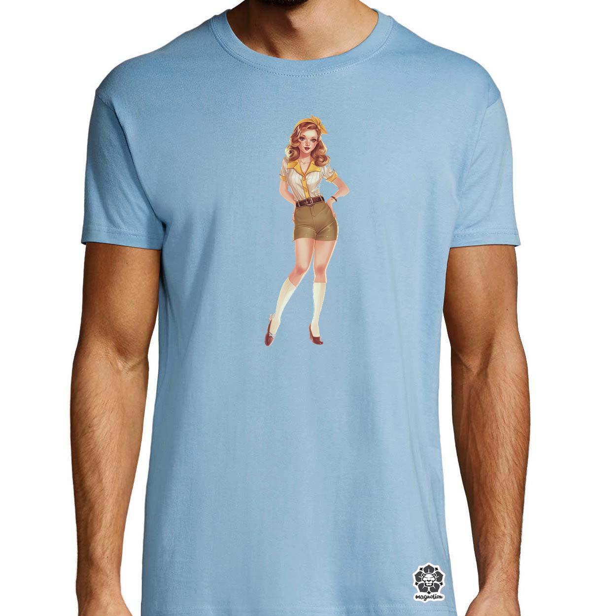 Pin-up girl v22 egyedi póló 