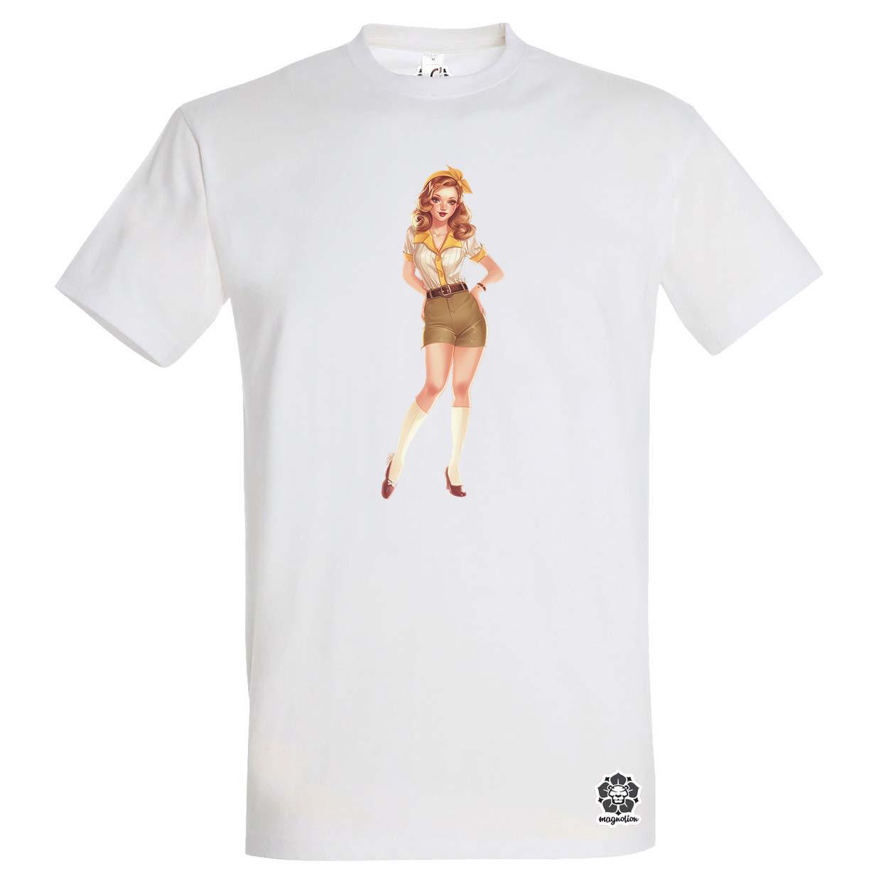 Pin-up girl v22 egyedi póló 
