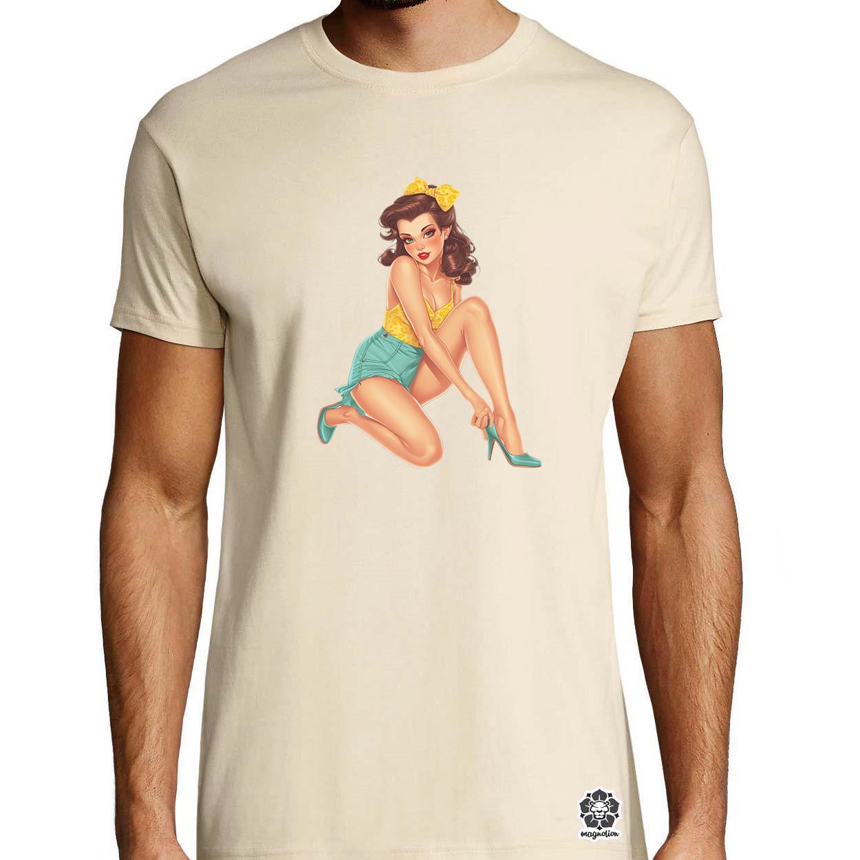Pin-up girl v23 egyedi póló 