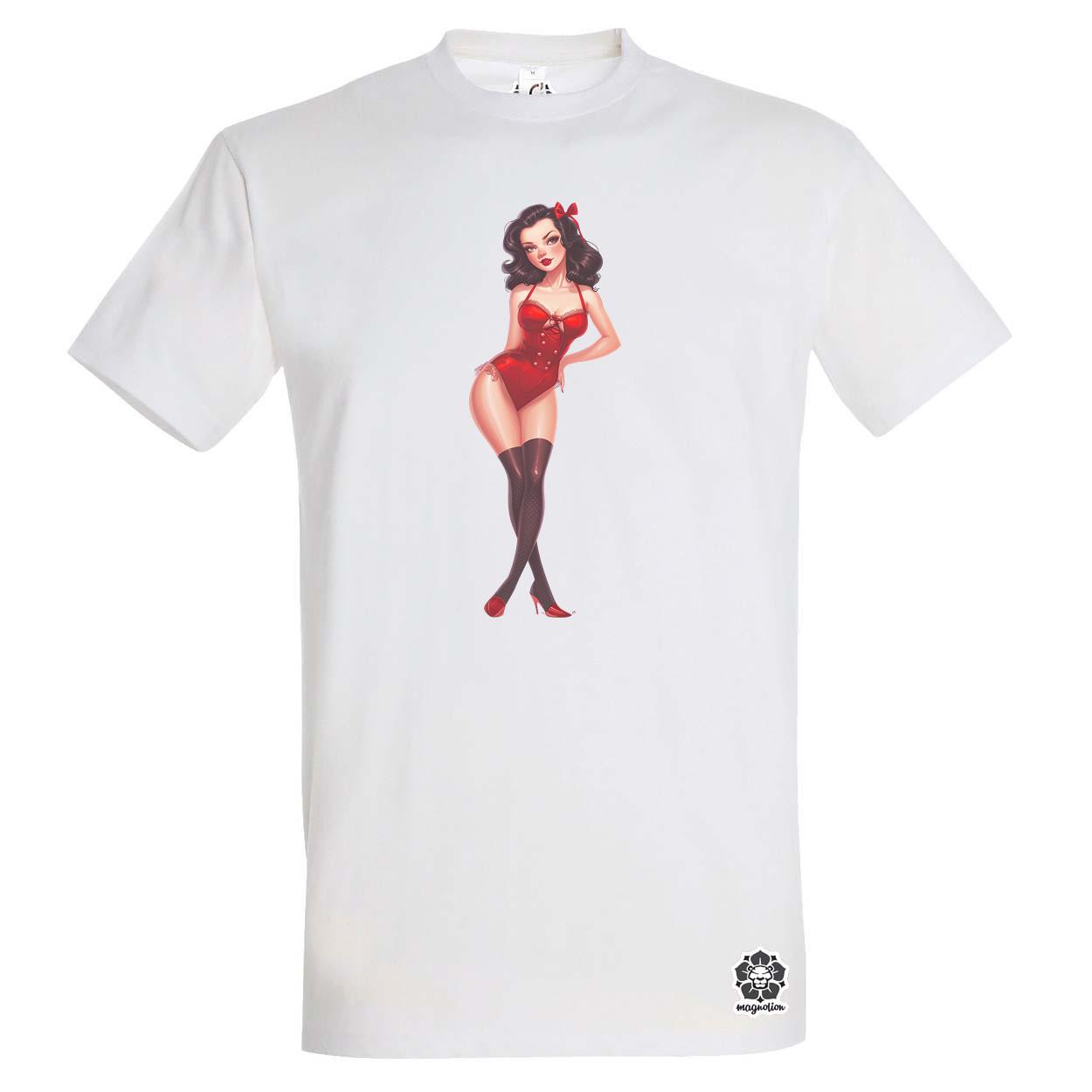 Pin-up girl v3 egyedi póló 