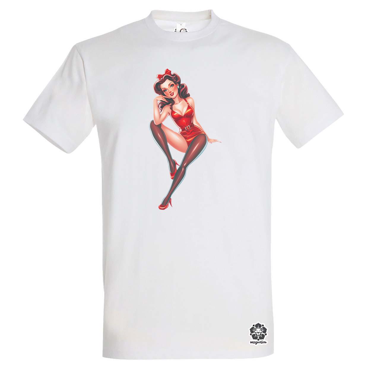 Pin-up girl v5 egyedi póló 