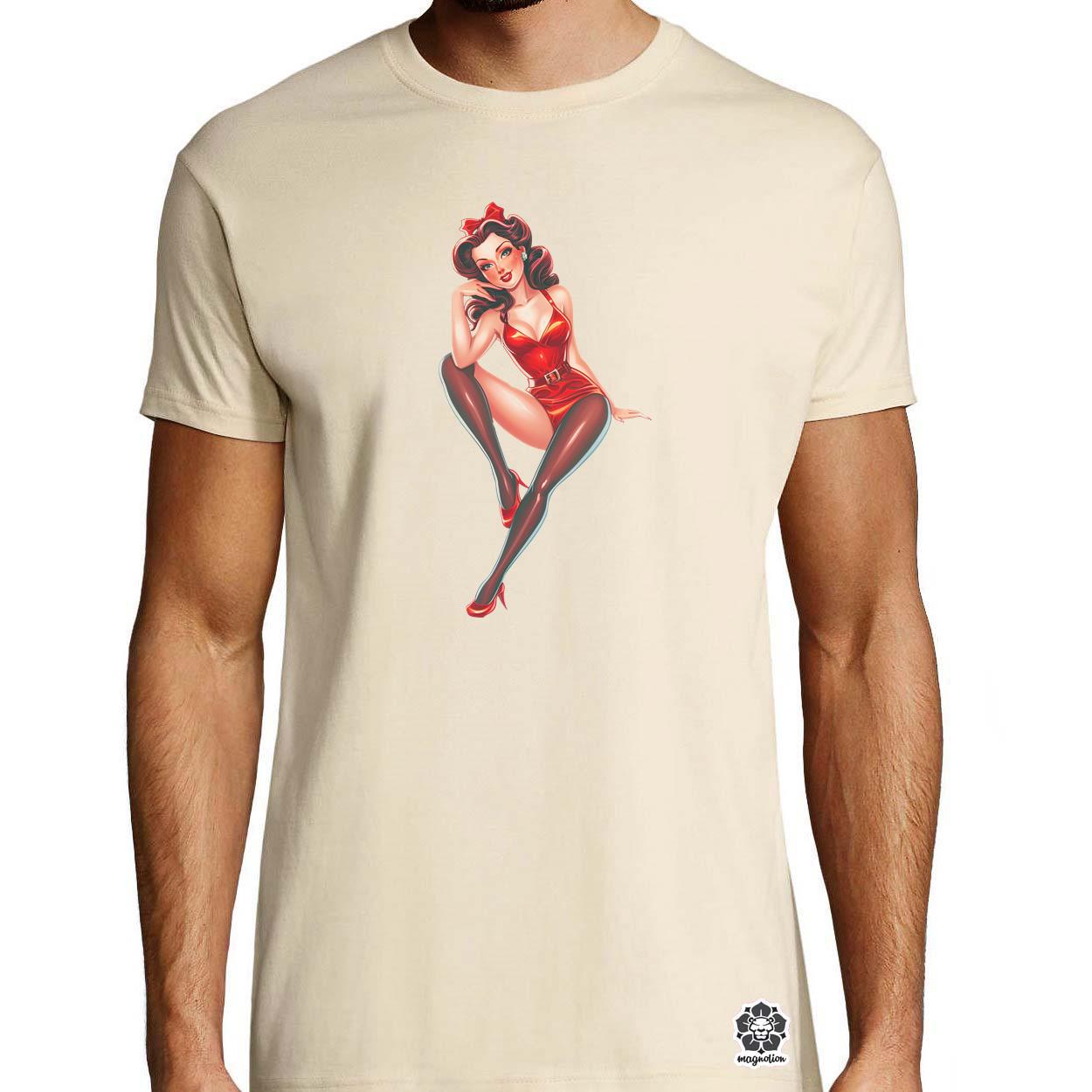 Pin-up girl v5 egyedi póló 