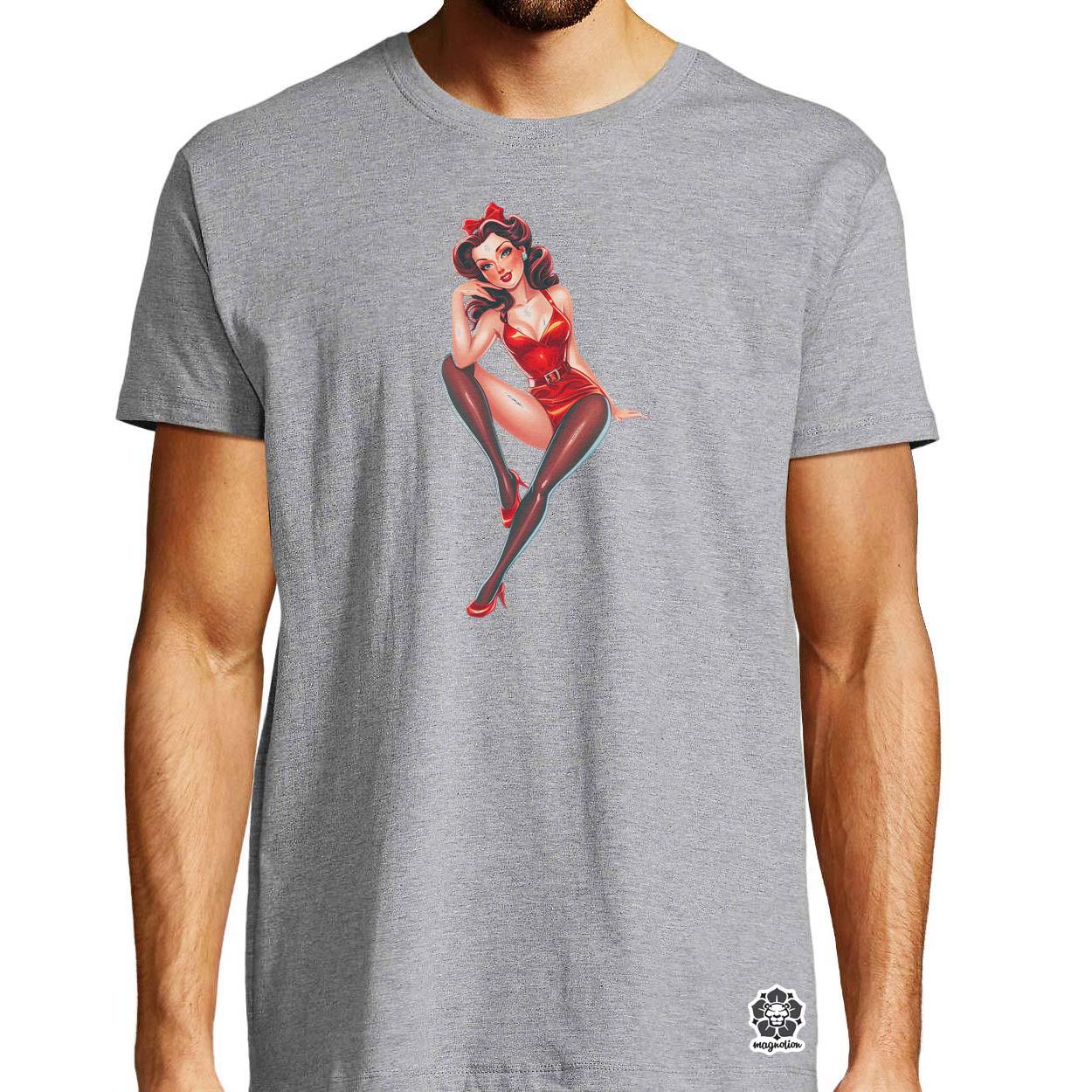 Pin-up girl v5 egyedi póló 