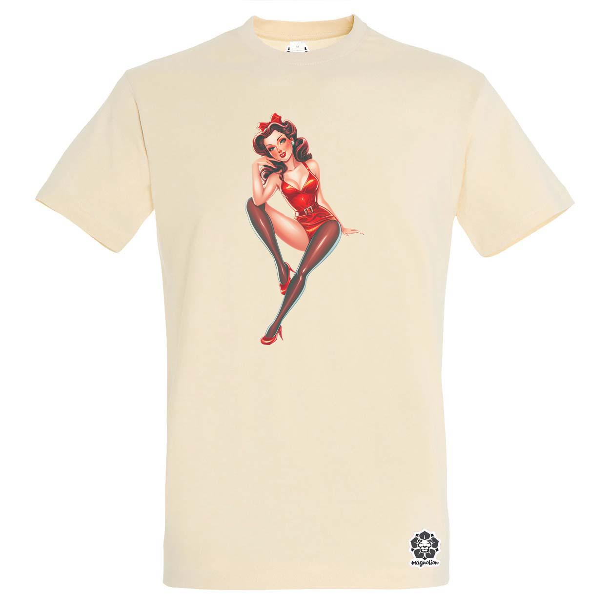 Pin-up girl v5 egyedi póló 