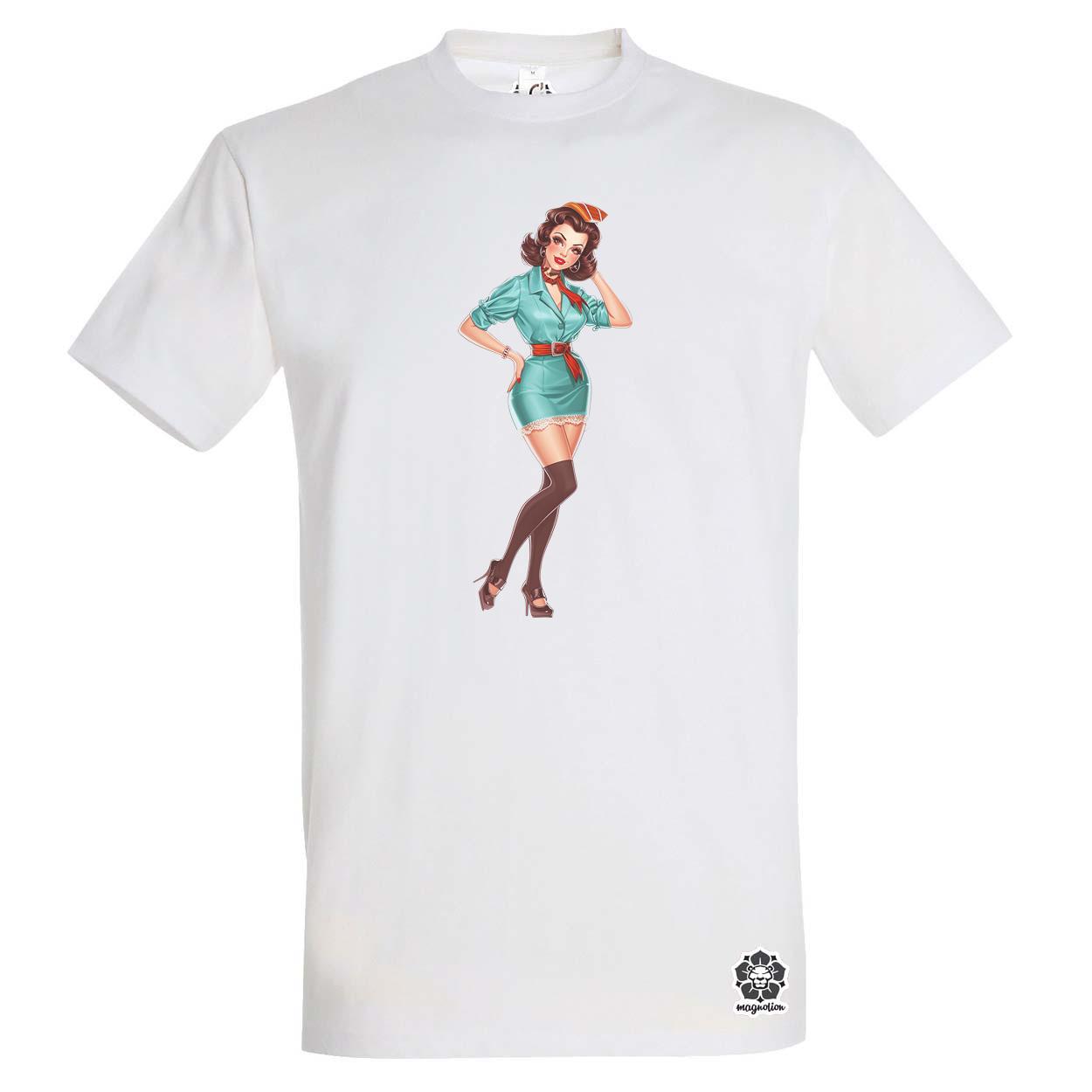 Pin-up girl v7 egyedi póló 