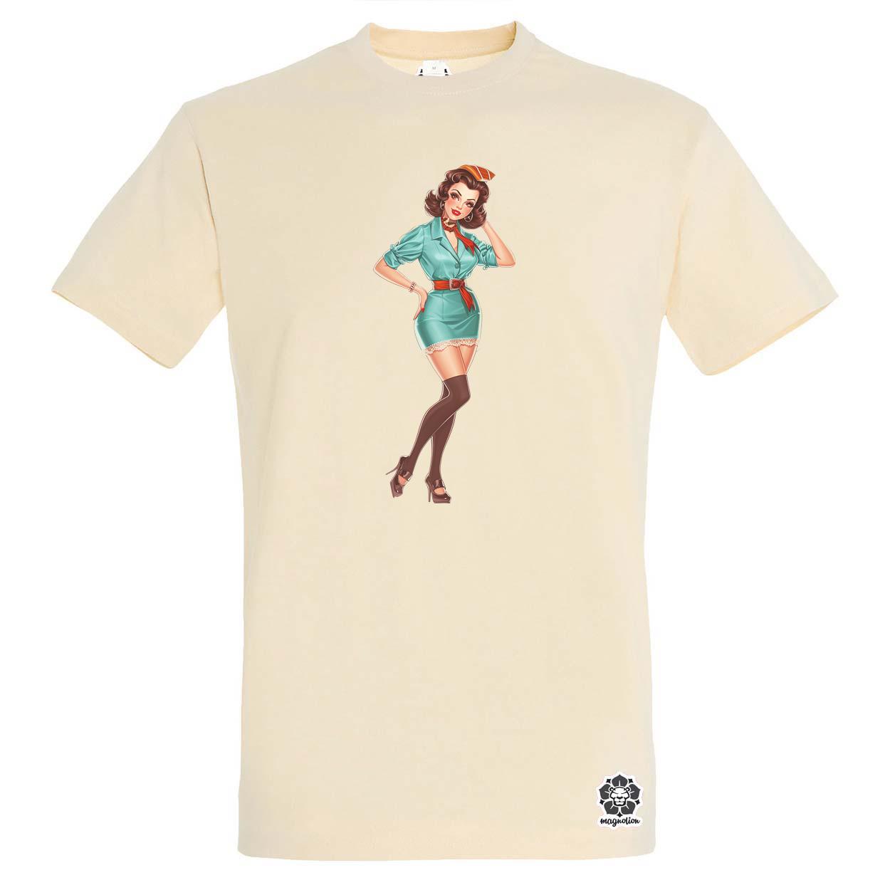 Pin-up girl v7 egyedi póló 