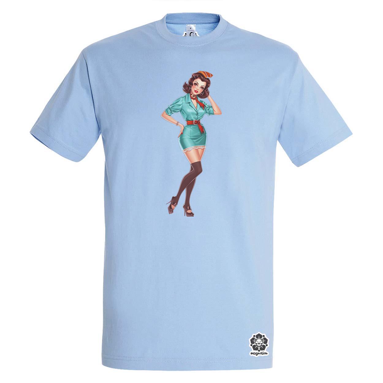 Pin-up girl v7 egyedi póló 