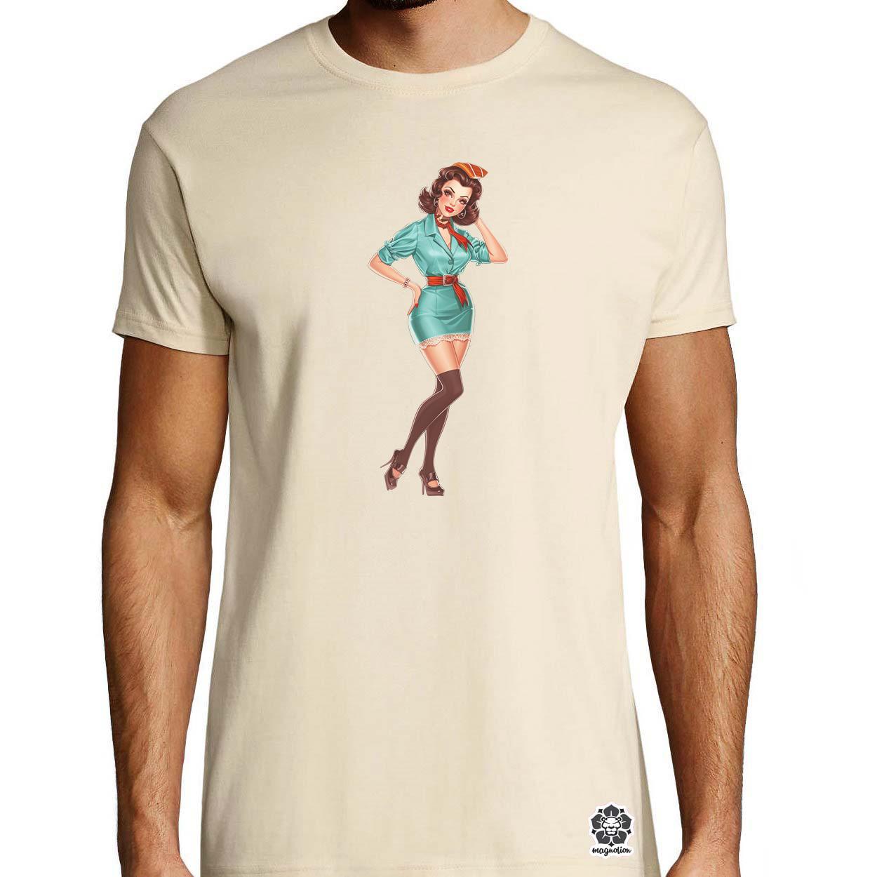 Pin-up girl v7 egyedi póló 
