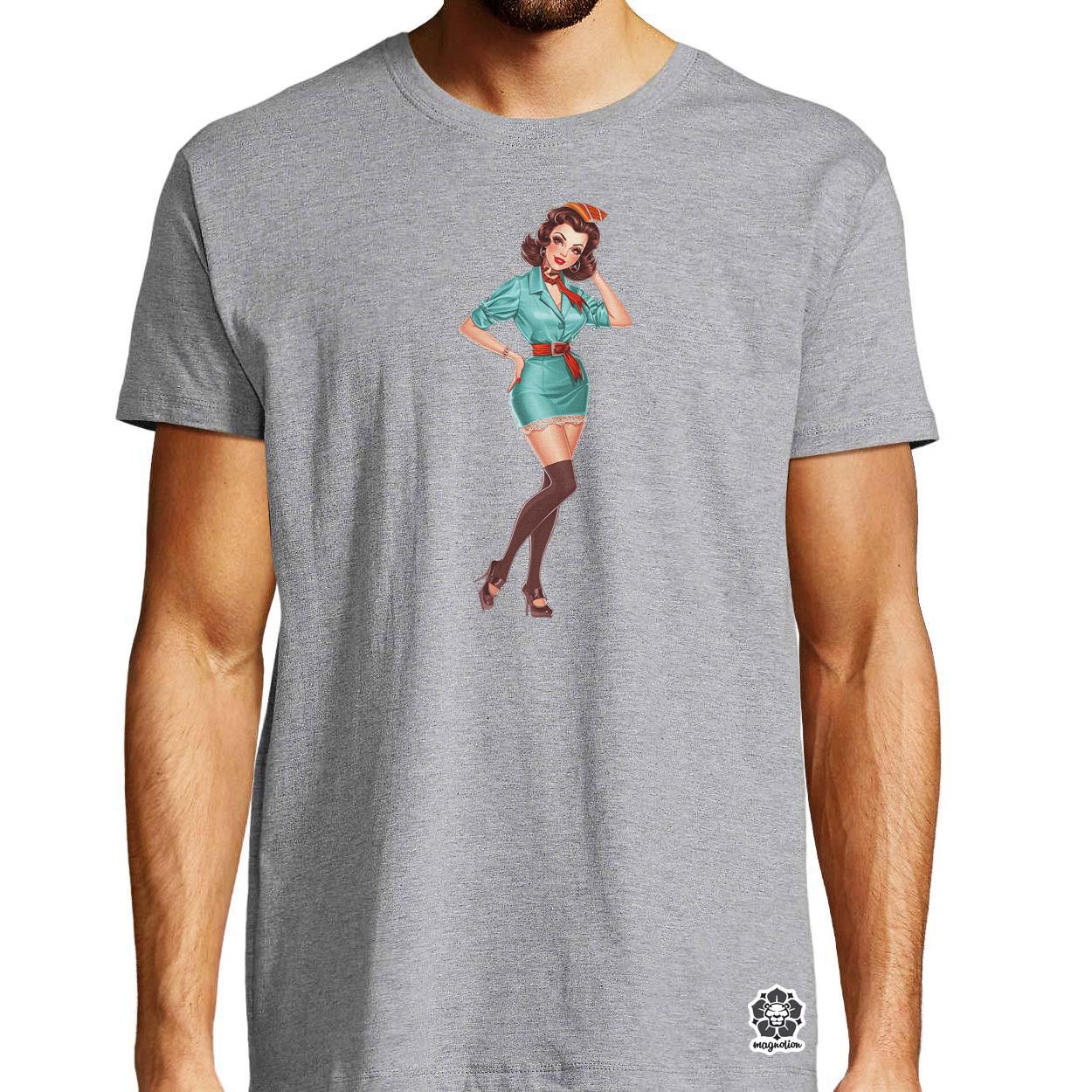 Pin-up girl v7 egyedi póló 