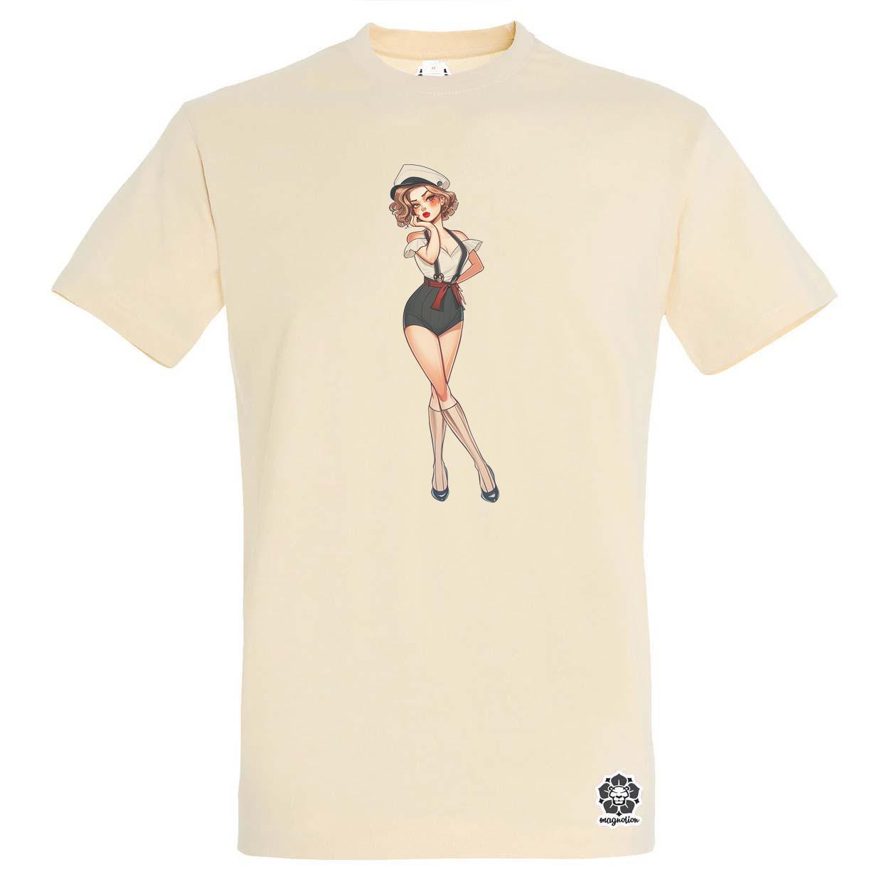 Pin-up girl v9 egyedi póló 