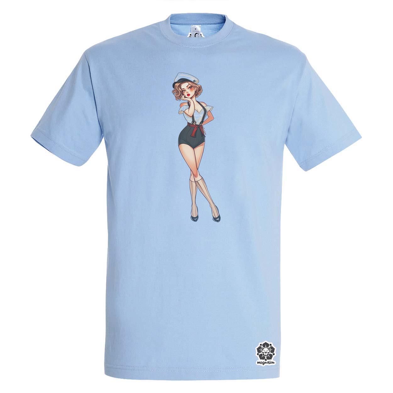 Pin-up girl v9 egyedi póló 
