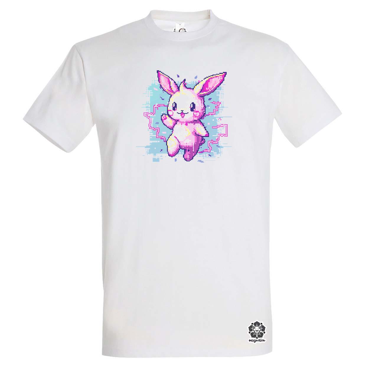 Pixelart kawaii nyuszi v1 egyedi póló 