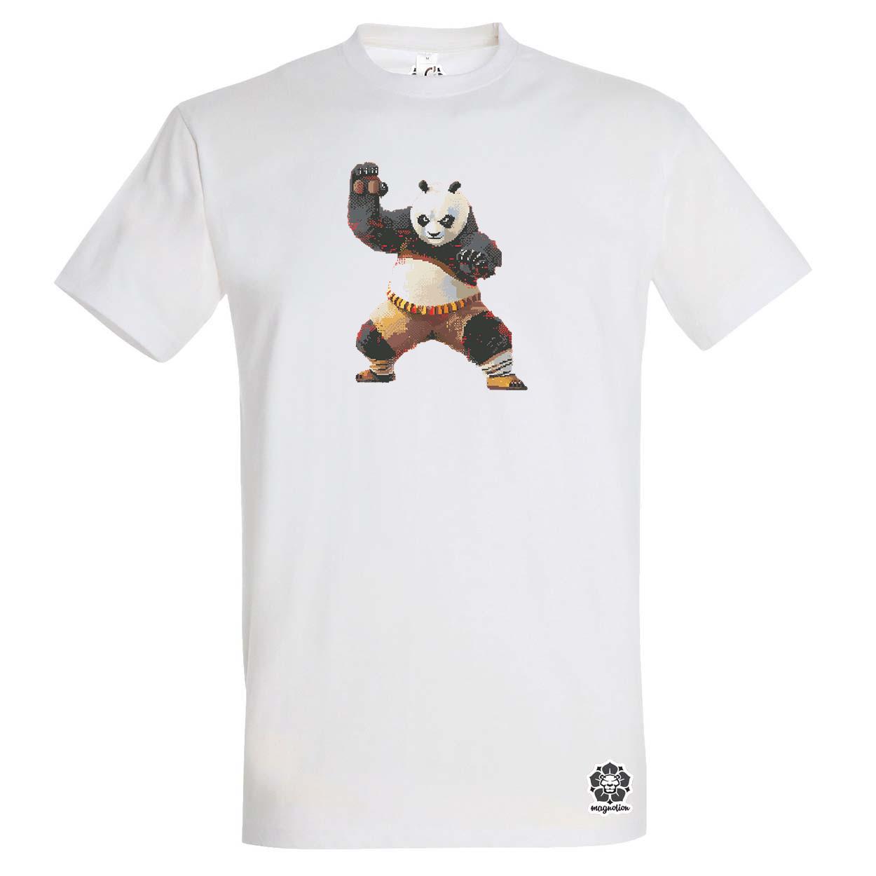 Pixelart kung fu panda v2 egyedi póló 