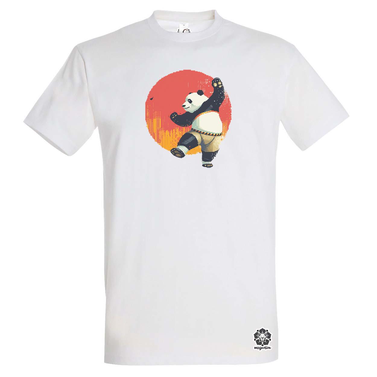 Pixelart kung fu panda v3 egyedi póló 