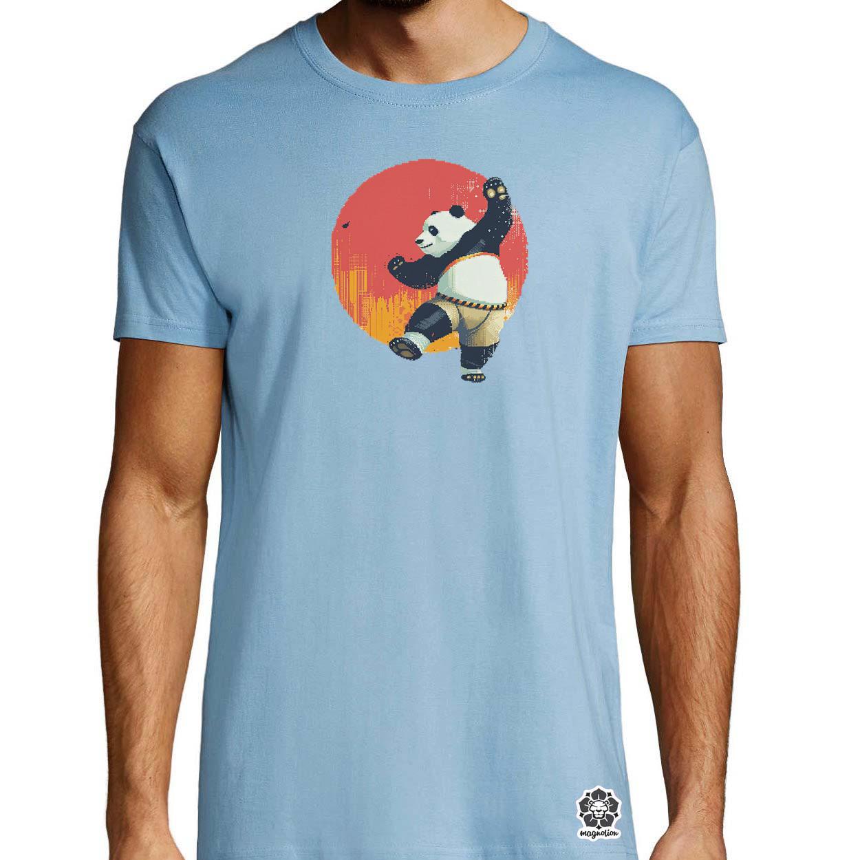 Pixelart kung fu panda v3 egyedi póló 