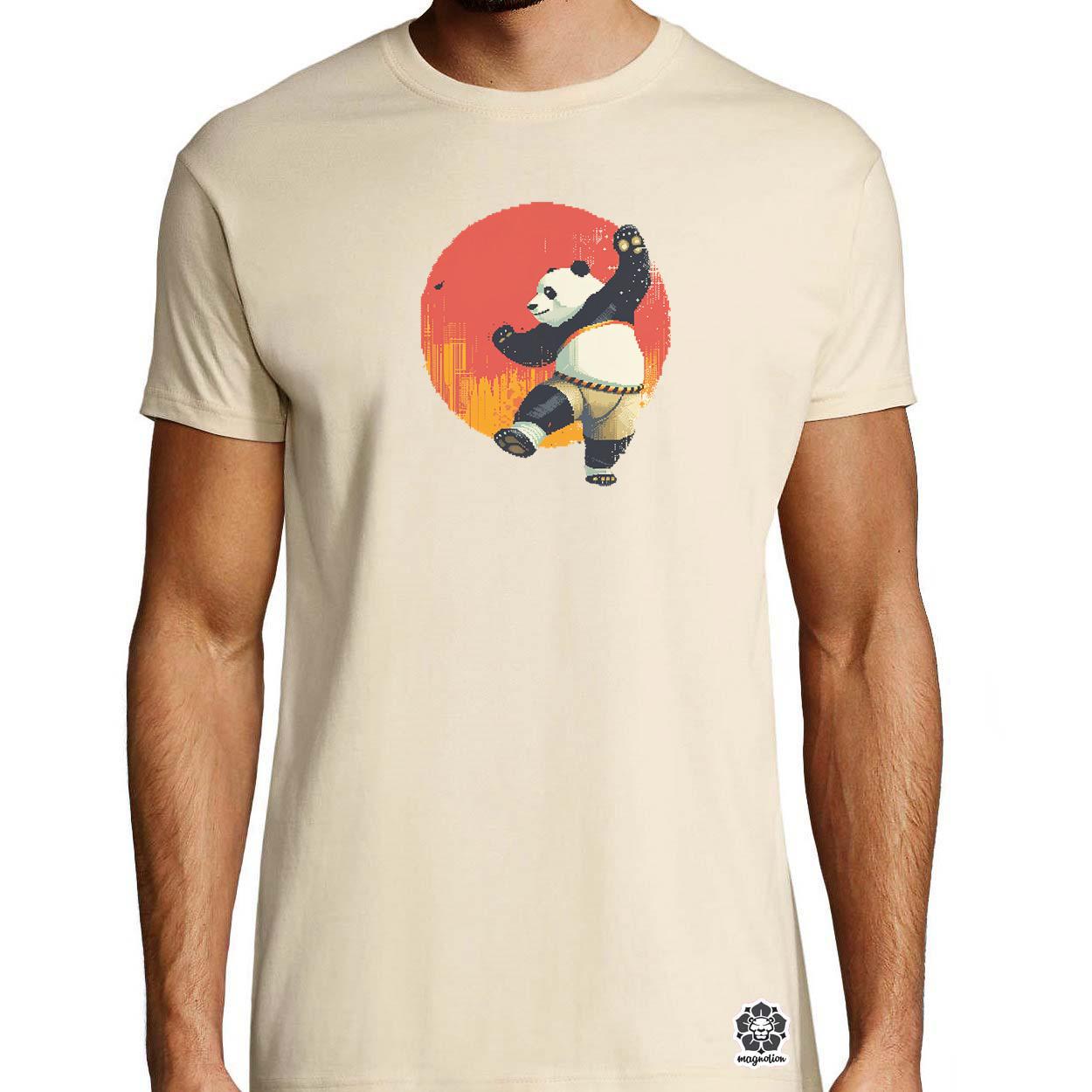 Pixelart kung fu panda v3 egyedi póló 