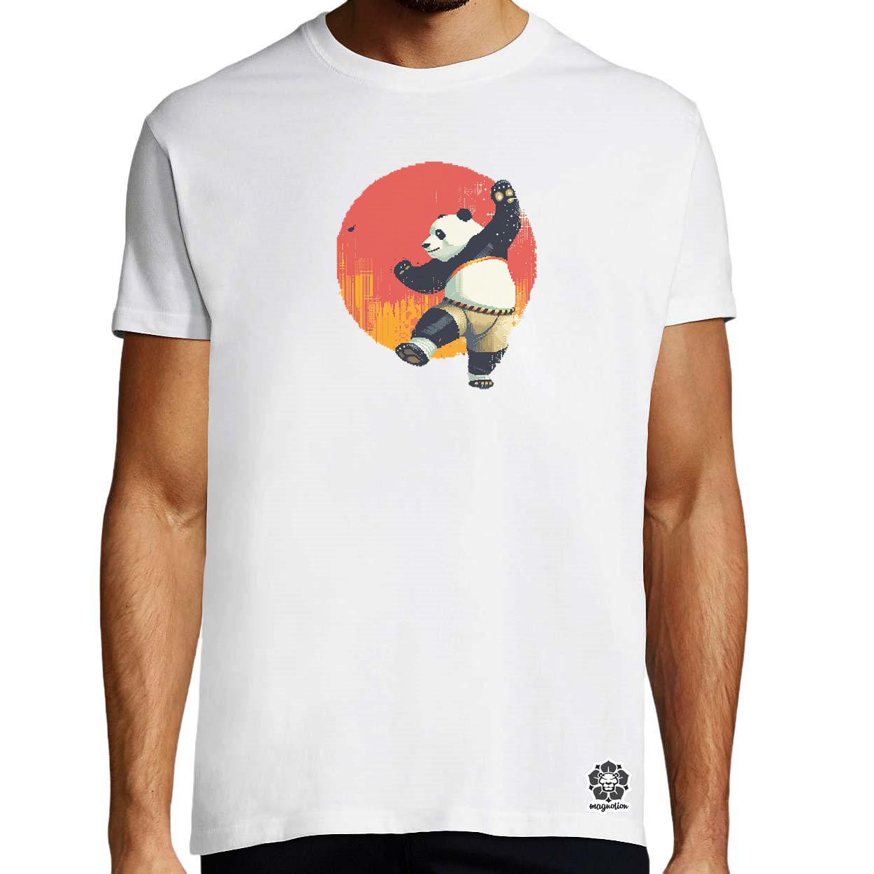 Pixelart kung fu panda v3 egyedi póló 